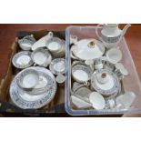 A Royal Doulton Baronet tea/coffee dinner set. [2 boxes]