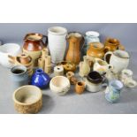 A group of Studio pottery.