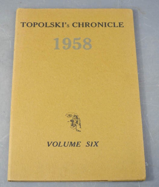 Felix Topolski's Chronicles, 1958, folio of works and writings.