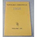 Felix Topolski's Chronicles, 1958, folio of works and writings.