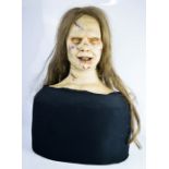 Film Props: The Exorcist model head, latex moulded, with articulated neck. [Provenance: as