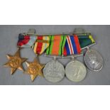 A WWII medal group to TC Vardy RASC 916584. (5)