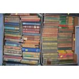 A group of books including poetical works; Dryden, Robert Burns, Samuel Johnson, Tennyson and