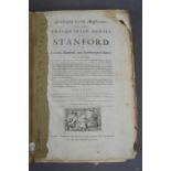 Books: Local interest; Antiquarian Annals of Stamford, by Francis Peck, 1727.