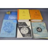 An RAF Flying handbook, a quantity of aircraft instrument catalogues and an AA badge.
