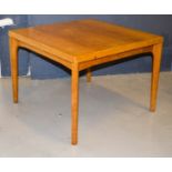 A mid century Danish coffee table by Vejle Stole, stamped underside.