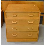 A G-Plan chest of drawers.