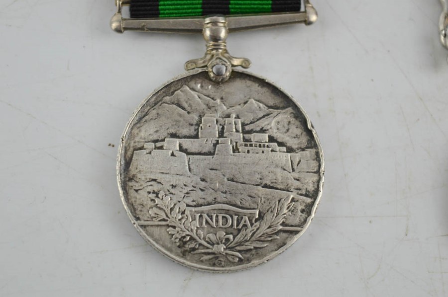 Two medals - An India General Service medal to Pte H Johnstone - 21382 Highland light infantry and a - Image 4 of 8