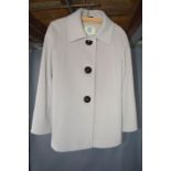 A Viyella vintage wool coat, size 10, taupe.