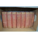 A set of seven Charles Dickens novels, Imperial Edition, illustrated by William Rainey RI, The