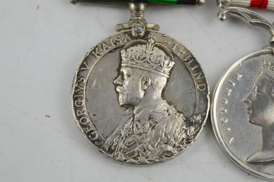 Two medals - An India General Service medal to Pte H Johnstone - 21382 Highland light infantry and a - Image 2 of 8