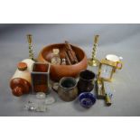 A group of collectables to include William Crumpleholme of Dorset replica Bronze Age beaker, a