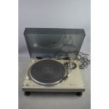 A Technics SL-120 direct drive record player.