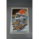 A WWII Home Front advice poster, 89 by 57cm. believed to be a reproduction