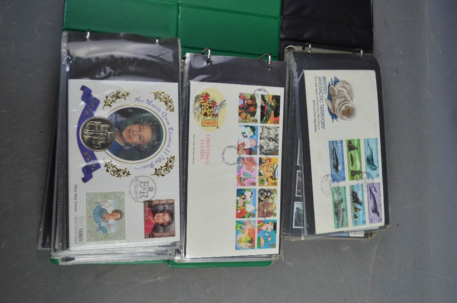 Three albums of First Day Covers.