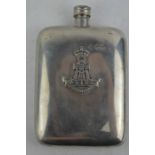 An Officers hip flask, The Green Howards.