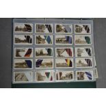 An album of cigarette card collections, mostly complete sets to include: Britain From the Air,