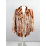 Two antique fur jackets, one mink 3/4 example.