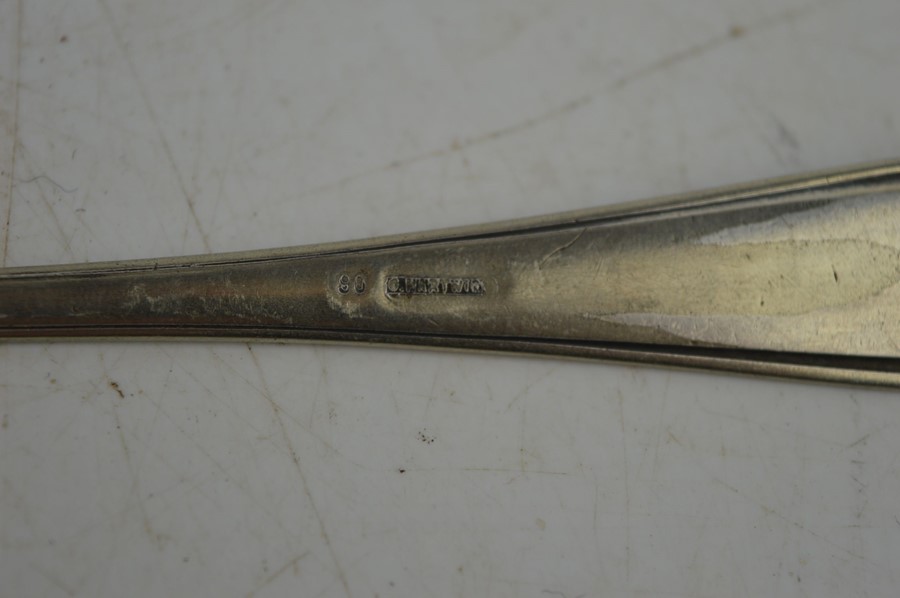A pair of SS Waffen mess hall spoons with makers marks - Image 4 of 5