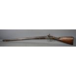 19TH CENTURY WEATHERHEAD WALTERS & CO DOUBLE BARREL PERCUSSION RIFLE