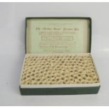 A Victorian Promise Box, The Golden Grain, in the original box bearing labels.