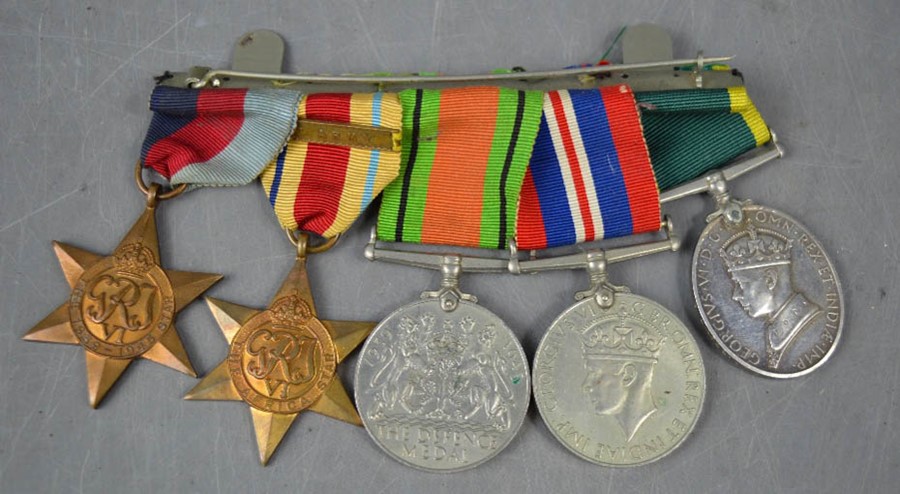 A WWII medal group to TC Vardy RASC 916584. (5)