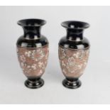 A pair of Doulton Lambeth vases, no 949.