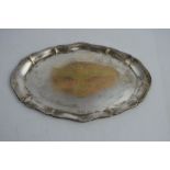A german nazi silverplate tray - marked Prima N.S 29