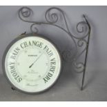 A modern Victorian style bracket wall clock.