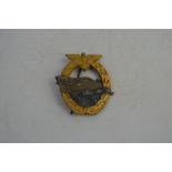 A German U-boat badge with makers mark