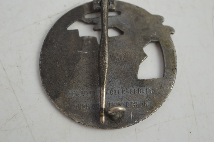A WW2 German blockade runner badge by Fec. Otto Placzek - Image 2 of 2