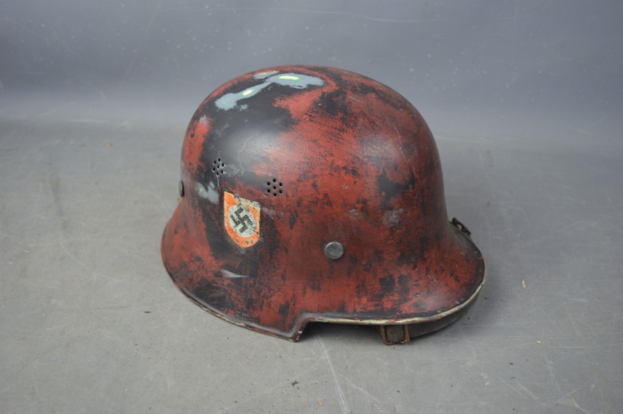 A German Nazi fire brigade helmet