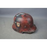 A German Nazi fire brigade helmet