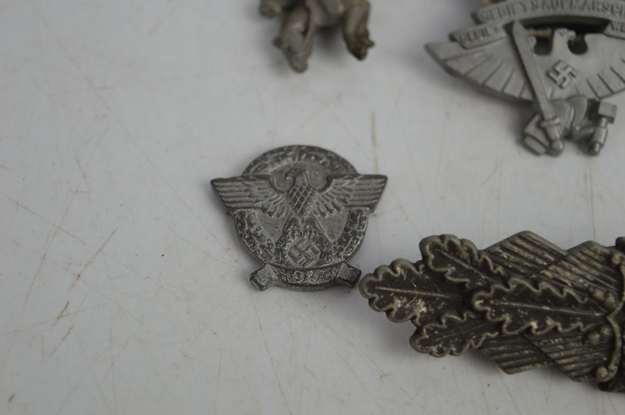 A group of German badges / clasps to include a close combat clasp - a proficiency badge together - Image 2 of 13