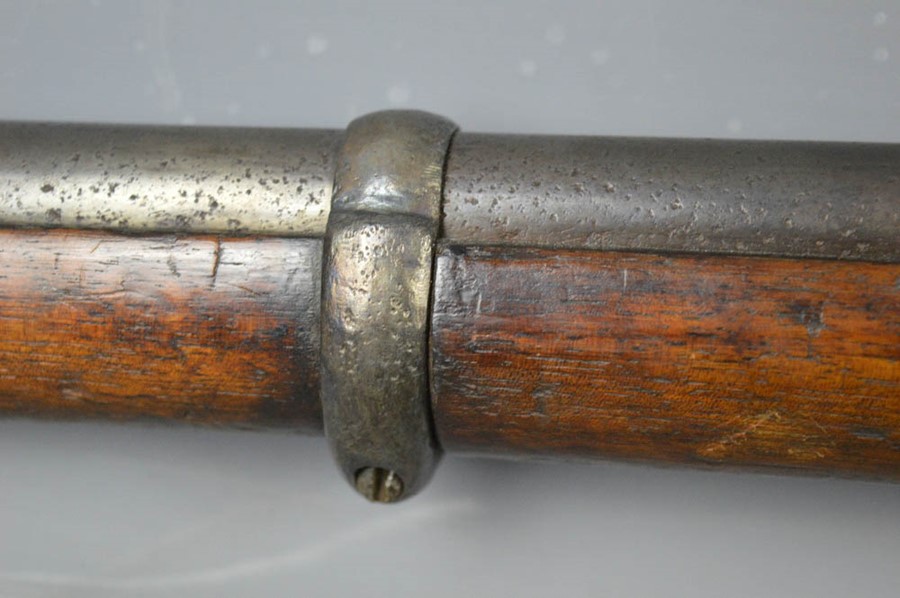 An Snider- Enfield three band breech-loading rifle,and ramrod. 1872 - Image 4 of 8