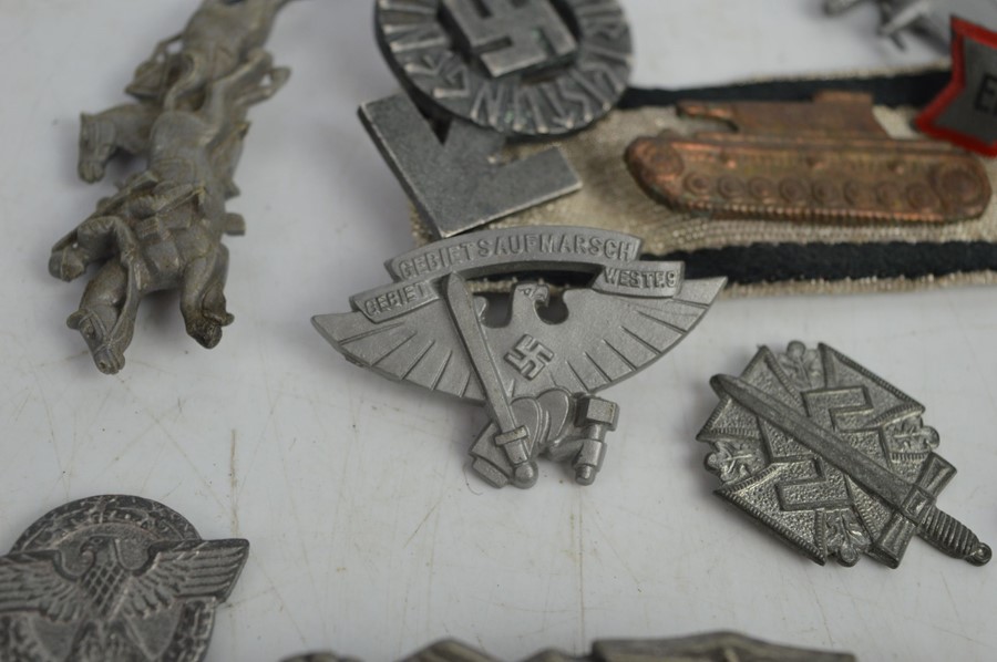 A group of German badges / clasps to include a close combat clasp - a proficiency badge together - Image 3 of 13