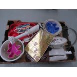 A quantity of baking items to include moulds - mixer etc
