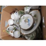 A Chinese part tea set