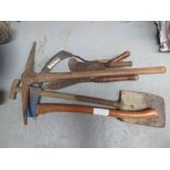 A group of tools to include a axe