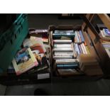 Two boxes of books