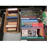 Two boxes of books to include The age of renaissance - Great houses etc