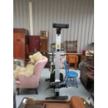 A Horizon Oxford rowing machine.