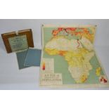 A George Philip & Son Comparative Series of Wall Atlases, Africa, to include Relief of Land,