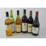 Six bottles of vintage wine to include - Peatlings 1987, Haut poitou 1989, Chateau Reynella 1988,