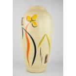 A West German mid-century vase, numbered to the base 622-42, 47cm high.
