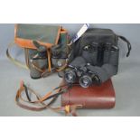 Three sets of binoculars - Hilkinson - Swift Audubon and Tasco