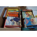 Two boxes of vintage children's books and annuals