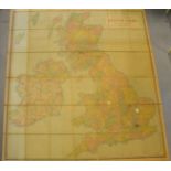 A Bartholomew's New Reduced Survey Map of the British Isles, Printed and Published at the