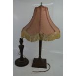 A pair of Art Deco bakelite table lamps