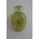 A rare german military glass water canteen possibly 18th century